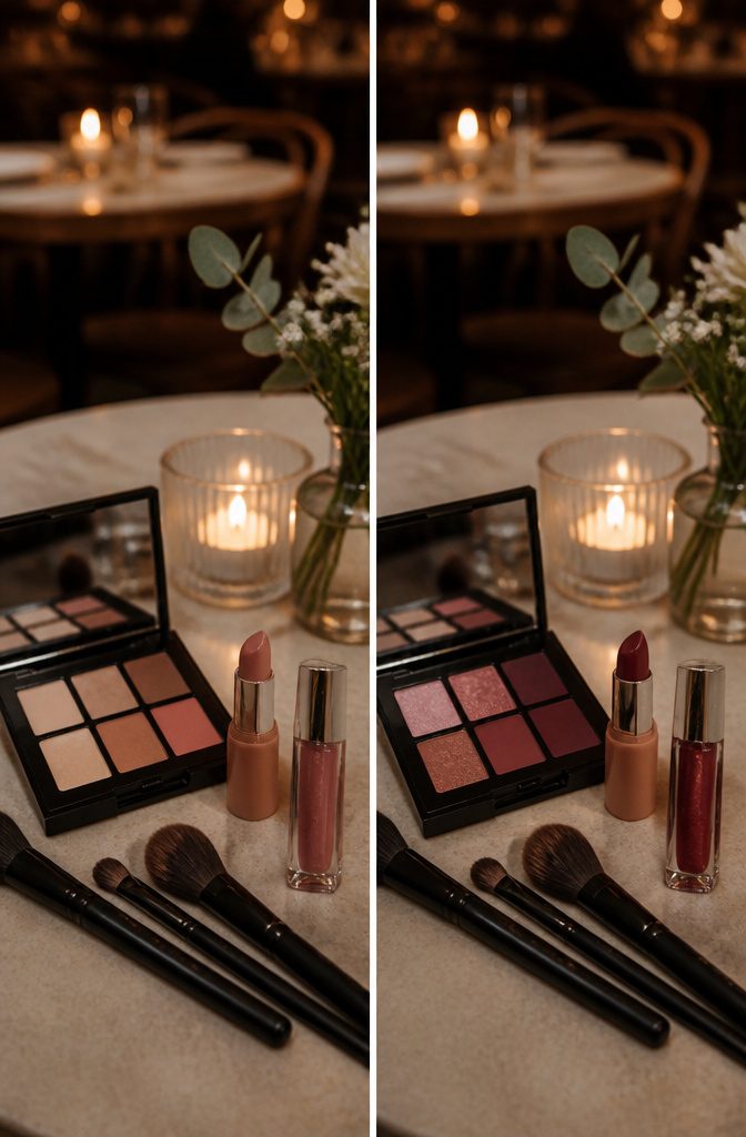 10 Beautiful Makeup Ideas to Wear in 2026 7 Model with fresh daytime makeup and cherry lip oil.