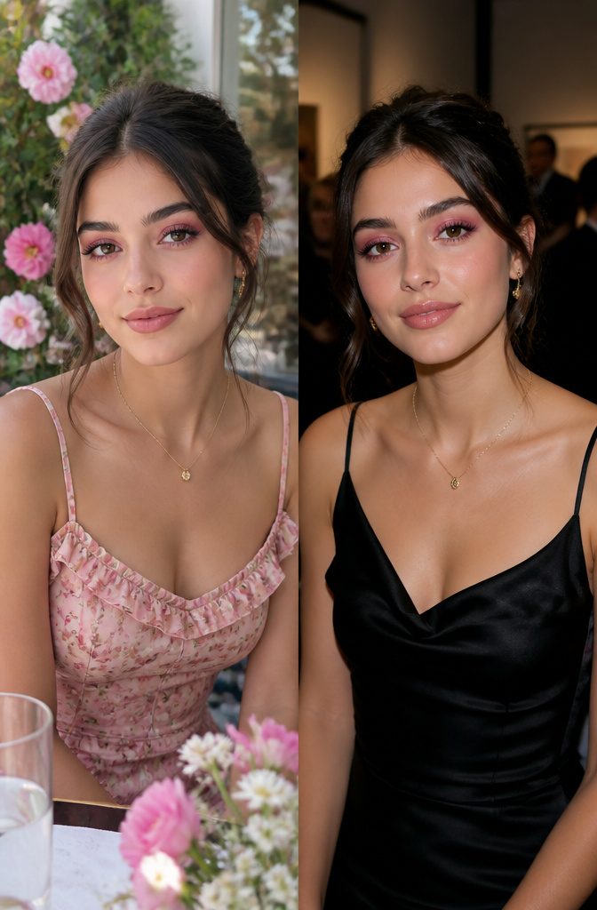 Pink Smokey Eye Makeup Tutorial: 14 Steps for a Soft, Bold Look 18 Model showcasing a versatile pink smokey eye makeup look.